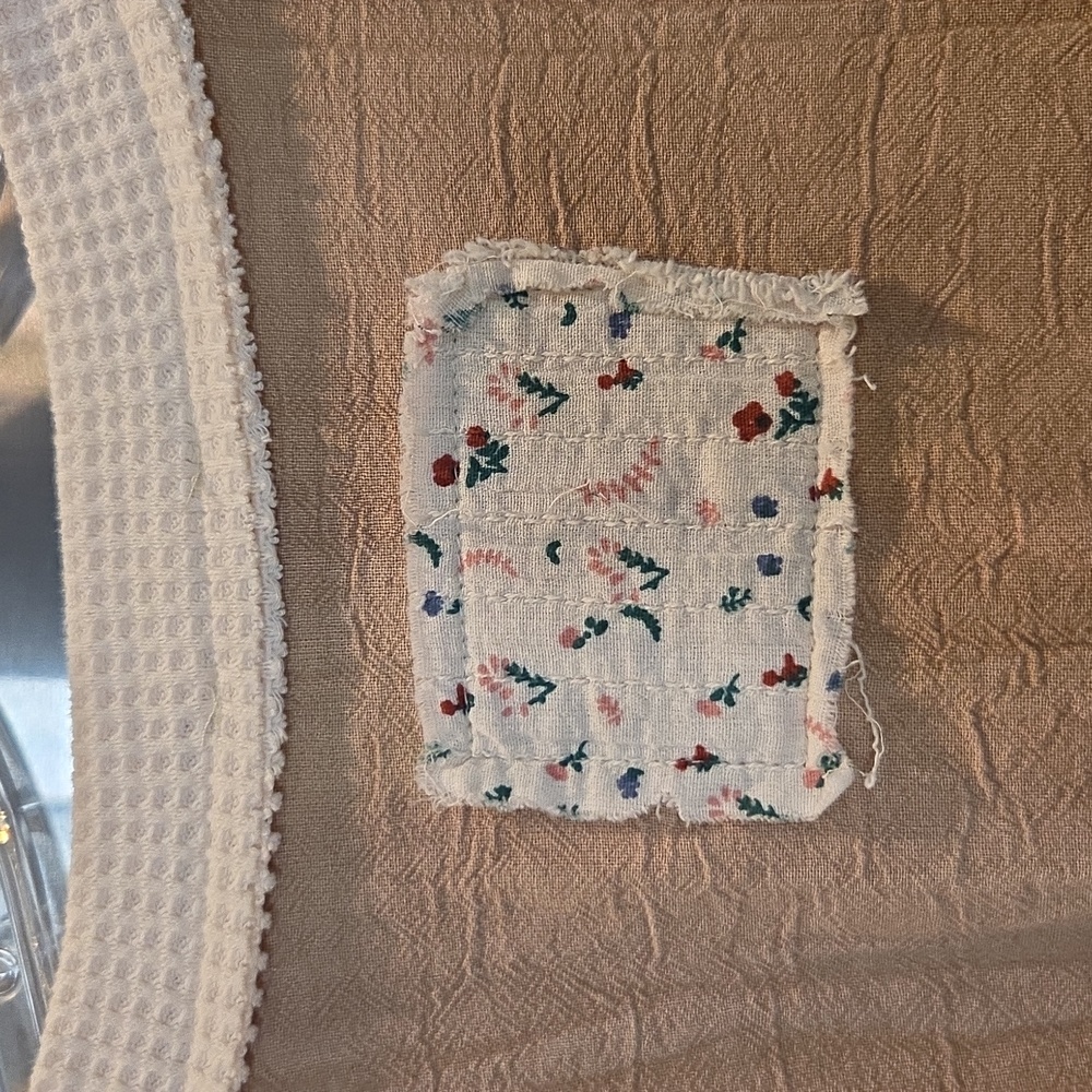 POL Cream and Tan Patchwork Pullover NWT - image 7